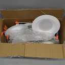 Commercial Electric 5/6 in White Integrated LED Energy Star Color Changing Recessed Trim Downlight 8 Pack