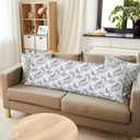 Blue and White Chinoiserie Christmas Cardinal Body Pillow Pillowcase,Cardinal Gifts for Women,Grandmillennial Xmas Winter Bird Decorative Long Body Pillow Cover for Adults Women Men,20x54 Inches