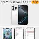 for iPhone 16 Pro Case Design Strong Magnetic Cute Slim [Compatible with MagSafe] Wireless Charging Phone Case 2 in 1 Shockproof Heavy Duty Protection Cover 6.3",Almond Latte