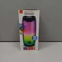 iLive Portable Bluetooth Color Changing Party Speaker, LED Light Effects, ISB212BLK