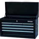 Workington Portable Metal Tool Chest with 6 Drawers, 24" 6-Drawer Tool Chest Cabinet with Ball Bearing Drawer Slides, Steel Tool Storage Box Organizer 4005 Black