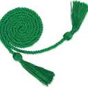 Honor Cords Graduation Cords Green Cords Grad Cords College Graduation Cords Graduation Ropes Cords Graduation Accessories 67" Long Braided Cords for 2026 Graduation Decorations Bachelor Gown