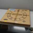 LEIKE Large Wall Clocks for Living Room,Silent,Non Ticking,Battery Operated Oversized Vintage Round Modern Metal Wall Clock for Bedroom,Farmhouse,Office Home Decor-24 Inch(Black-Arabic Number)