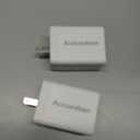 [2 Pack] USB C Charger Block 160W, 3-Port GaN Super Fast Charger, Dual 65W Type C Charging Block, Foldable QC3.0 Laptop Fast Charging for MacBook, iPhone, Samsung, Galaxy, iPad, Android, White