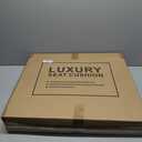 Pickup Seats Covers Compatible with Chevy Silverado 1500 GMC Sierra 2007-2024 Custom Trail Boss High Country LT LTZ SSV Waterproof Leather Seat Covers,(Blue_Line)