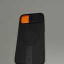 SURITCH for iPhone 14 Plus/15 Plus Case with Magnetic Camera Slide Cover and Adjustable Kickstand, Compatible with MagSafe, Shockproof Bumper Case Slim Protective Cover 6.7 Inch, Black