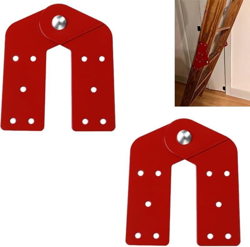 Attic Ladder Hinge Herringbone Ladder Tie Rod Attic Ladder Accessories (4Pcs)