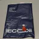 IECOii Dog Coat with Harness Built in - Green, Large - Waterproof Winter Coat, Fleece Lined Snow Jacket for Dogs