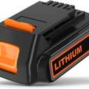 20V MAX 2.0Ah Lithium-Ion Battery, Compatible with Black and Decker LBXR20 LBX20 LBXR20-OPE LBX4020 LBXR2020 LB20 LBXR20BT for Cordless Power Tools