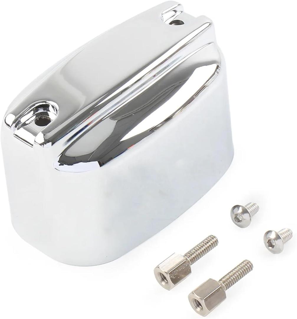 Chrome Motorbike Rear Brake Master Cylinder Cover, for Harley, for Davidson, for Touring, for Electra, for Glide, 1999-2007, for H-D, for Trikes, 2009-2013