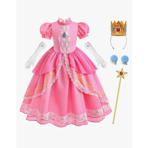 Pink Costume for Girls Kids Dress Up Halloween Carnival Cosplay Party Outfit Pink. Size. 110