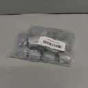 uxcell Chair Leg Floor Protectors, 16pcs 1" - Plastic Round Chair Leg Caps, Non-Slip Slip-On Furniture Feet Covers for Folding Metal Chair (Grey)