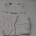 Natural Cream Linen Curtains 84 Inch Length 2 Panels for Living Room Bedroom, Light Filtering Sheer Curtains 84 Inches, Modern Farmhouse Grommet Semi Sheer Soft Privacy Drapes, 52"W x 84"L