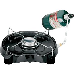 Coleman PowerPack 7,500 BTU Propane Camping Stove, Portable Adjustable Burner with Precise Temperature Control Fits 12-Inch Pan, Great for Camping, Hunting, Backpacking, Tailgating, & More