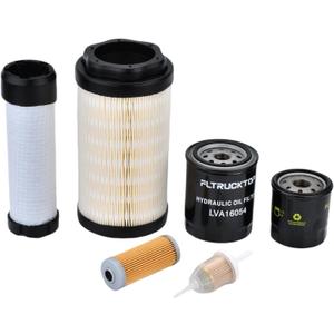 Maintenance Filter Kit Compatible with John Deere 1025R 1023E 1026R 2025R 2026R Replace LVU34503 LVU34504 AM116304 LVA16054 M806418 MIU804763