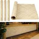 DoubleFill 3 Pack Lauhala Matting Roll 4' x 8' ft Weave Bamboo Wall Panels