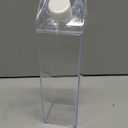 17 oz Milk Carton Water Bottles Clear Plastic Milk Box Portable Reusable Square Juice Bottles for Outdoor Sports Travel Camping Activities(2 Pieces)