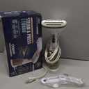 Conair Handheld Garment Steamer for Clothes, Turbo ExtremeSteam 1875W Fabric Steamer, Portable Handheld Design, Strong Penetrating Steam, White/Champagne