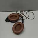 USB C Headphones Wired Headphones Over Ear with HD Mic, Foldable Active Noise-Canceling Headphone for iPad/Sports/School/Travel/iPhone 17/16/15, Samsung S25/S24, Google Pixel 9,Ideal Gifts-Brown