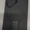 SURITCH for Samsung Galaxy S25+ Plus Phone Case, Magnetic Shockproof Protective Cover with Camera Cover & Adjustable Metal Kickstand for Galaxy S25+ Plus(2025)-Black