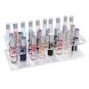 IPENP Rollerball Perfume Organizer, Beauty Scent Holder, 36 Space Clear Acrylic Perfume Organizer consists of 16 large sizes and 20 small sizes Tall Scented Oil Storage Display Case