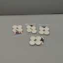 Artdone 16Jars Chrome Nail Powder Magic White Pearl Kit Mirror Effect Silver Metallic Holographic Dip Nail Powder for Resin Craft & Nail Art Fimo, Decoration Iridescent Aurora Mermaid Pigment