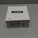 MUAKIOY No Drill Curtain Rod Bracket Holders, (8 Pack) Adjustable Self Adhesive Curtain Hooks, No-Nail Stick on Wall Curtain Rod Hangers for Bathroom Bedroom Kitchen and Livingroom