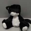 SuzziPals Heatable & Coolable Black and White Cat Stuffed Animal, Cat Heating Pad Microwavable for Soothing & Relaxation, Lavender Scented Tuxedo Cat Plush Toy for Stress Relief, Cat Toys for Kid