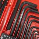 SEDY 32-Piece Hex Key Wrench Set, Metric and SAE Allen Wrenches (0.028-3/8 inch, 0.7-10 mm) L Shape Allen Keys, Chrome Vanadium Steelwith 2x Extension Handle