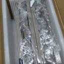 Daofary Acrylic Sign Holder 4x6, 14 Pack Double Sided Clear Gold Frame Tabletop Display, Menu Flyer Table Number Holder for Wedding Reception and Restaurant Tables