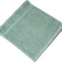 Textile Face Towel Set, 12x12 Inch, 100% Soft Cotton, 16 Single Ring Spun Washcloths, Absorbent & Durable Face Towel for Household, Spa, Gym and Hotels - 23 Pack (Oil Green)