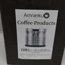 Portafilter Holder - Espresso Tamping Station Crafted from Solid 304 Stainless Steel for Most 58mm Portafilters with Adjustable Height Screw | Stable and Efficient Puck Preparation