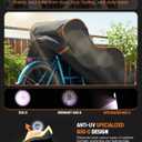 Bike Cover Waterproof Outdoor 600D Heavy Duty Bicycle Covers for 1/2/3 Bikes UV Rain Dust Snow Protection Fits Road, Mountain, Cruiser, Ebike & Electric Bikes