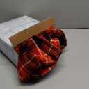 Red Christmas Electric Heated Blanket 50"x60", Fast Heated Throw with 8 Hours Auto Off/8 Heats Levels, Soft Plaid Sherpa with ETL Certification, Gifts for Adults Keep Warm in Home Office