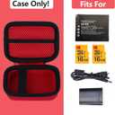 Hard Case Replacement for KODAK PIXPRO WPZ2 Rugged Waterproof Shockproof Dustproof Digital Camera (Black + Red Case)