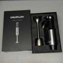 1000W Powerful Immersion Blender handheld, 2025 New Update Hand Blender with 25-Speed, Scratch-Resistant Corded Hand Mixer with Heavy-Duty Copper Brushless Motor and Gift Box (Black)