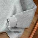 Girl's Bowknot Graphic Sweatshirts Crew Neck Long Sleeve Pullover Sweatshirts (Gray)