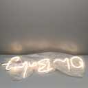 DIVATLA 38"x15" Large Oh Baby Sign for Backdrop - Oh Baby Neon Sign Dimmable Light Up Sign for Gender Reveal, Wedding, Birthday Party Bedroom Wall Decor