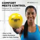 THERABAND Soft Weight 2.2 Lb, 4.5" Ball-Shaped Isotonic Exercise Balls for Physical Therapy, Weighted Ball Set for Pilates, Shoulder Strength & Rehab, Color-Coded, Portable & Easy to Grip