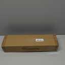 2 Pack Wood Curtain Rods 48 to 84 Inch,1 Inch Boho Adjustable Curtain Rod,Imitation Wood Grain Leaf Window Curtains Rods,Farmhouse Rustic Heavy Duty Drapery Poles,Brown Drapery Rod Set 36-88"