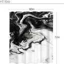Black and White 60Wx72H Shower Curtain Abstract Gery Marble Modern Neutral Ombre Minimalist Elegant Ink Texture Chic Simple Bathroom Curtain Set Aesthetic Bath Bathroom Accessories Decor