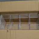 Vowcarol Clear Purse Storage Organizer, Mini Purse shelf for Closet, Small Clutch Purse Holder - 2 PACK