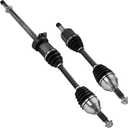 Front Left&Right CV Axle Shaft Set Fit for Ford Taurus/Flex 3.5L 08-14, for Lincoln MKS/MKT 3.7L 09-14, for Mercury Sable 3.5L 08-09 (Only for FWD), Replace for 66-2186 66-2187, 2 pcs CV Joint Shaft