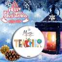 2025 Teacher Christmas Ornament, Teachers Gifts, Christmas Keepsake for Teacher, End of Year Teacher (27)