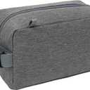 FlowFly Small Insulated Lunch box Portable Soft Bag Mini Cooler Thermal Meal Tote Kit with Buckle for Work, GreyWithBuckle