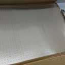 Office Chair Mat for Carpet, 36"x48" Heavy Duty PVC Floor Protector, Non-Slip Clear Computer Desk Mat for Low-Pile & Flat Carpets, Rolling Chair Mat for Home Office & Gaming