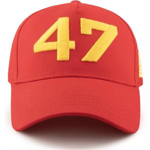 45 47 Charlie Kirk Baseball Cap Gold Embroidery USA Flag 47 Baseball Cap for Men Women Adjustable Trucker Freedom Hat