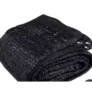 Garden Sunblock Shade Cloth, 80"x100" Durable Taped Edge with Grommets UV Resistant Black Garden Shade Net for Plants, Greenhouse, Vegetables and Patio 2pcs Black
