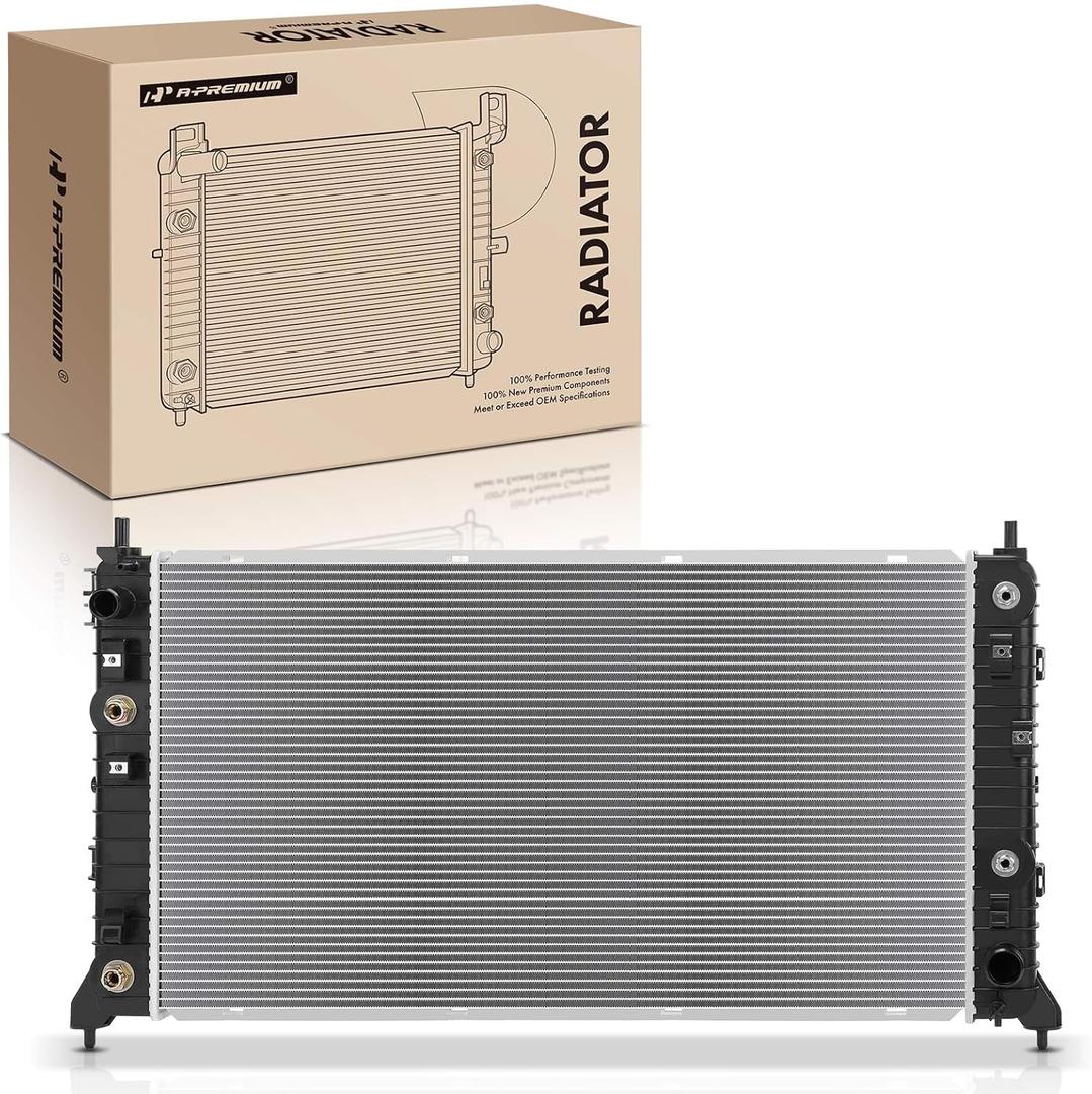 A-Premium Engine Coolant Radiator Assembly with Oil Cooler Compatible with Chevrolet Silverado 1500 & GMC Sierra 1500, 2019 2020 2021, 4.3L, Replace# 23388805