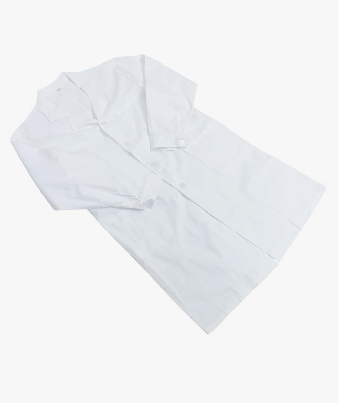LIFKOME Breathable Long Sleeve Laboratory Coat for Medical Use Elegant Doctor Coat with Pockets Material Easy Wear Design for Labs and Hospitals